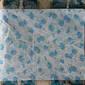 Standard Pillowcase blue floral